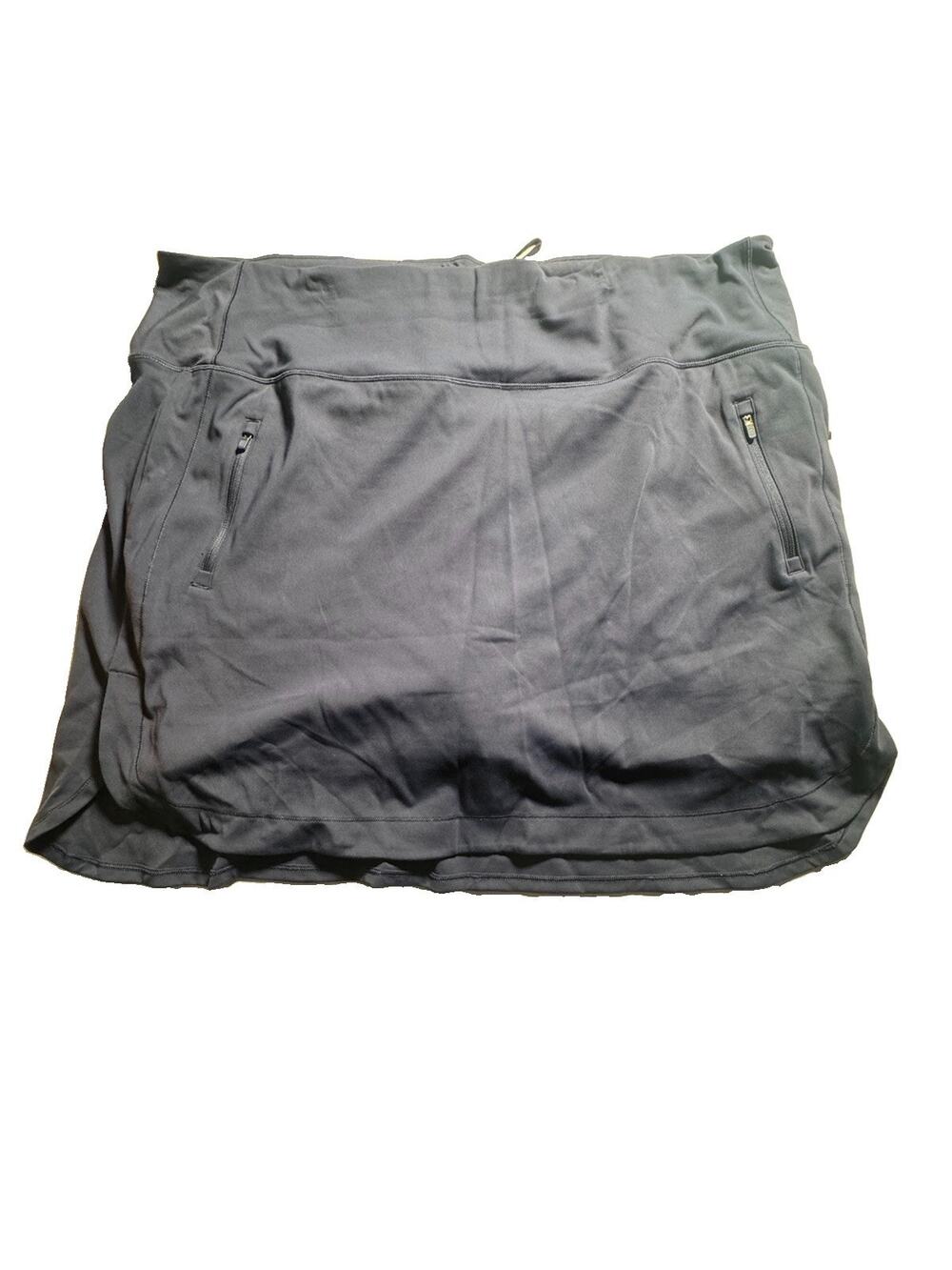 Athleta Fairway Golf Skort 18” Women 3X Navy Blue NWOT Zip Pockets